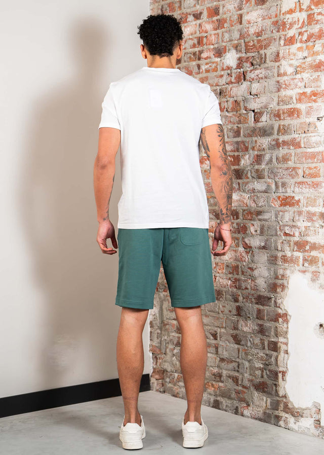 Lyle & Scott Korte Broeken Plain sweat short - everglade