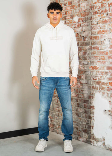 Napapijri Hoodies B box logo h 1 - white whisper