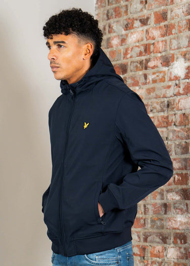 Lyle & Scott Jassen Mesh back softshell jacket - dark navy