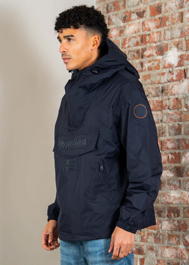 Napapijri Jassen Lightweight Packable Rainforest Overhead rf next Jacket - blu marine