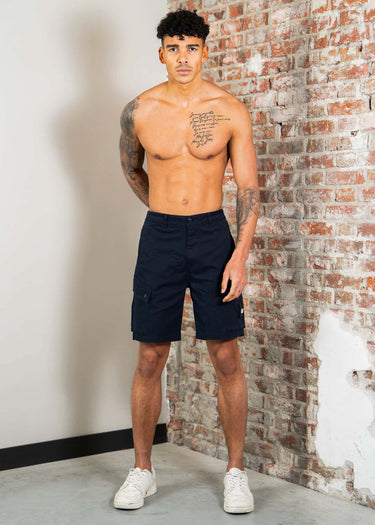 Weekend Offender Korte Broeken Ksar cargo short - navy