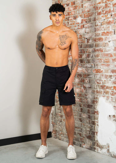 Weekend Offender Korte Broeken Ksar cargo short - black