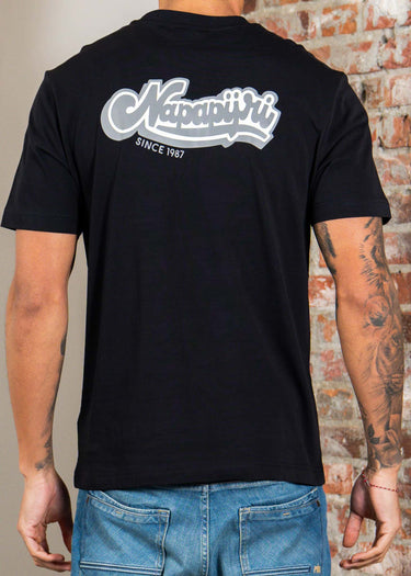 Napapijri T-shirts S zinc ss - black beauty