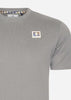 Aquascutum T-shirts Active club check patch t-shirt - charcoal