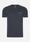 Lyle & Scott T-shirts Embroidered t-shirt - dark navy white