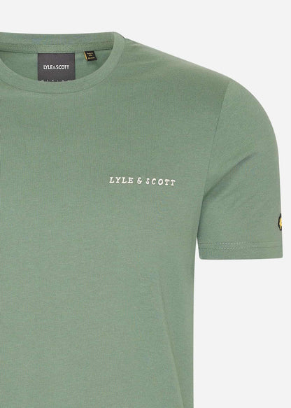 Lyle & Scott T-shirts Embroidered t-shirt - duck green cove