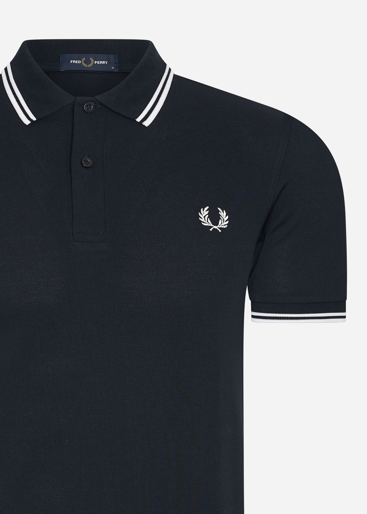 Fred Perry Polo's  Twin tipped Fred Perry shirt - navy white 