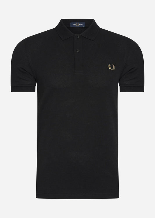 Fred Perry Polo's  Plain fred perry shirt - black warm stone 