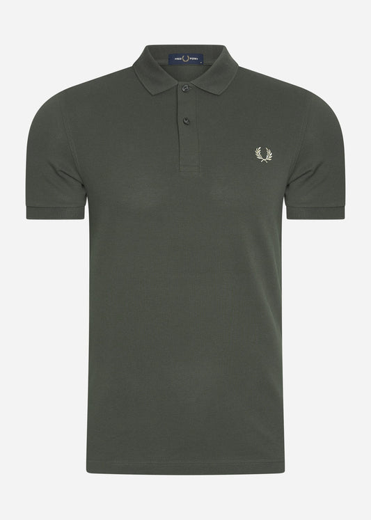 Fred Perry Polo's  Plain fred perry shirt - fieldgreen oatmeal 
