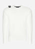 MA.Strum Truien  Core crew sweat - optic white 