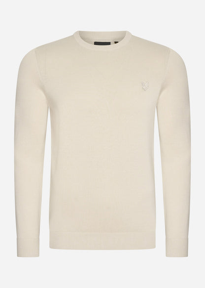 Lyle & Scott Truien  Tonal eagle cotton crew neck jumper - cove 