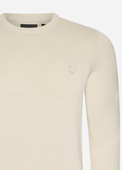 Lyle & Scott Truien  Tonal eagle cotton crew neck jumper - cove 