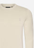 Lyle & Scott Truien  Tonal eagle cotton crew neck jumper - cove 