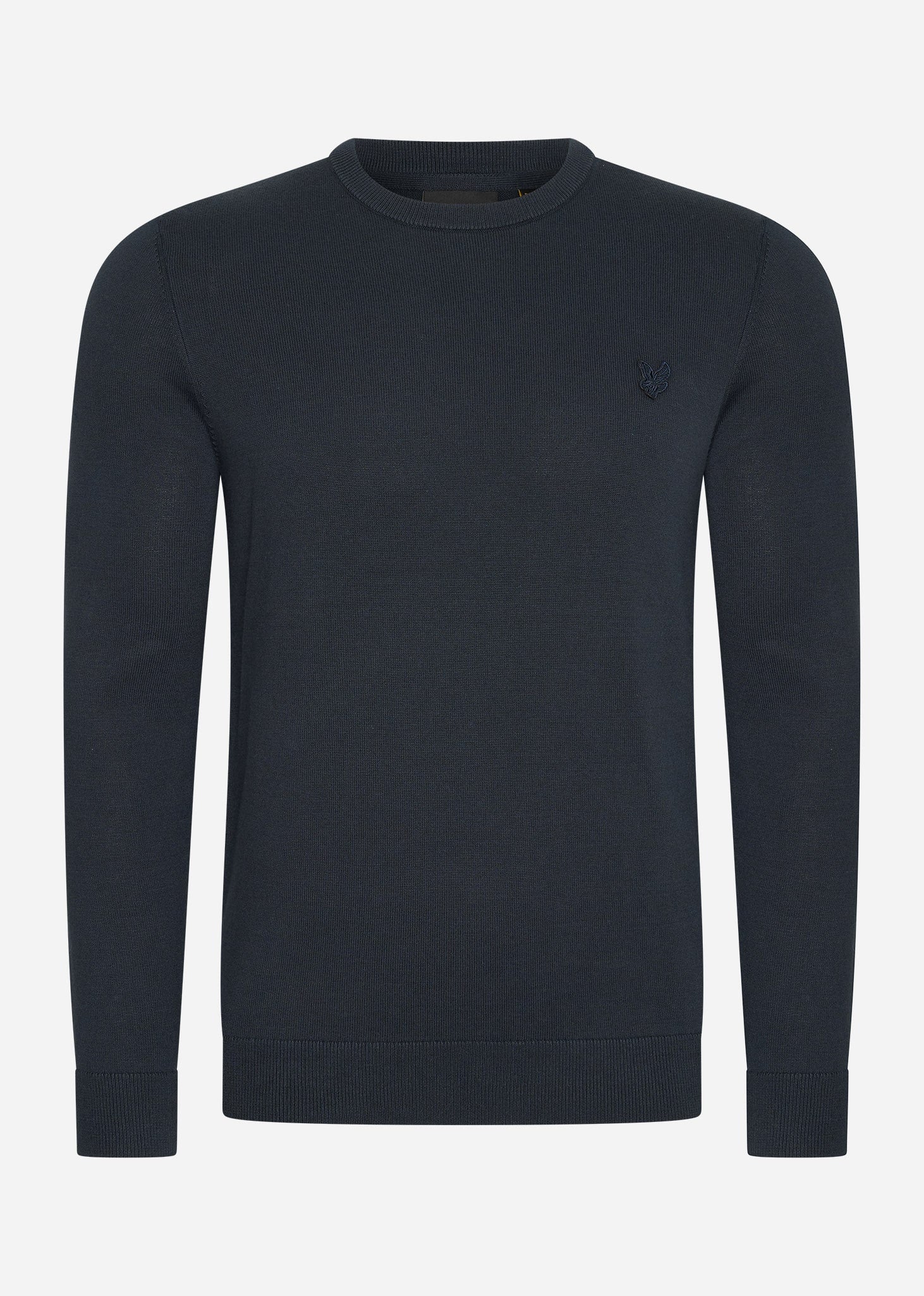 Lyle & Scott Truien  Tonal eagle cotton crew neck jumper - dark navy 