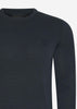 Lyle & Scott Truien  Tonal eagle cotton crew neck jumper - dark navy 