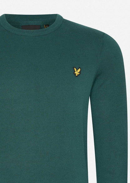 Lyle & Scott Truien  Cotton crew neck jumper - malachite green 