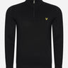 Lyle & Scott Truien  Quarter zip jumper - jet black 