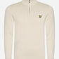 Lyle & Scott Truien  Cotton merino quarter zip jumper - cove 