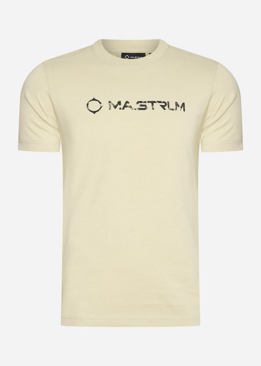 MA.Strum T-shirts  Cracked logo tee - ash 
