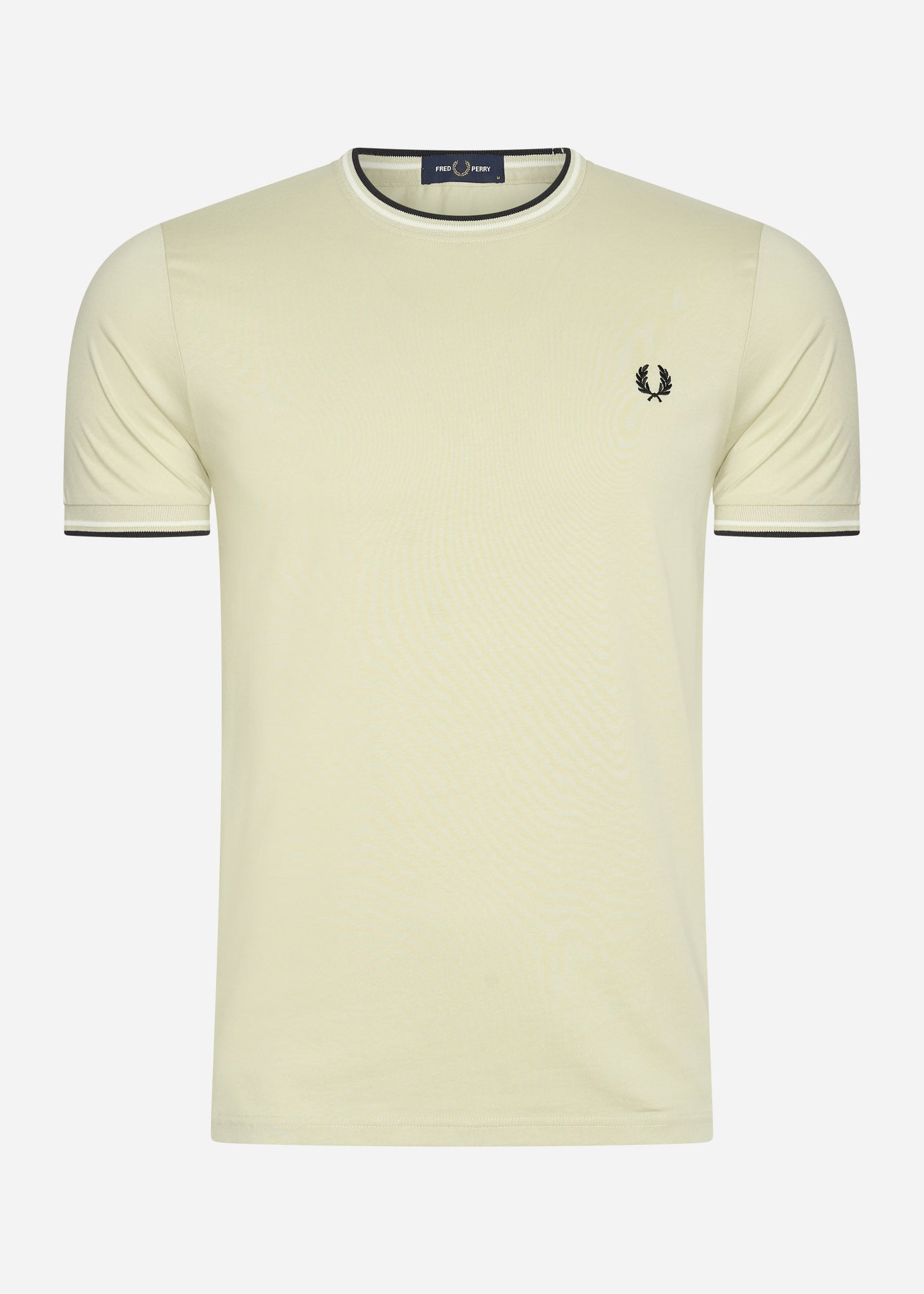 Fred Perry T-shirts  Twin tipped t-shirt - oatmeal ecru black 