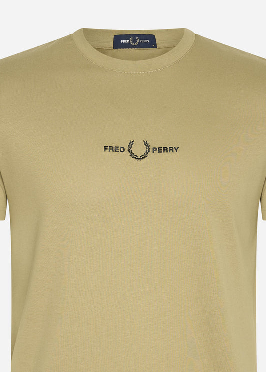 Fred Perry T-shirts  Embroidered t-shirt - warm stone 