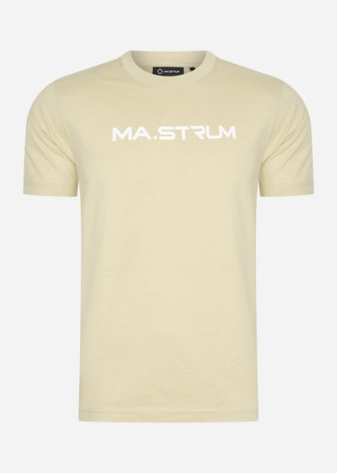 MA.Strum T-shirts  Chest print tee - ash 