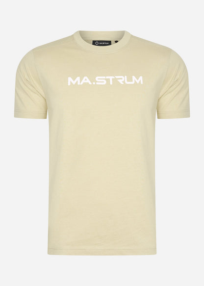 MA.Strum T-shirts  Chest print tee - ash 