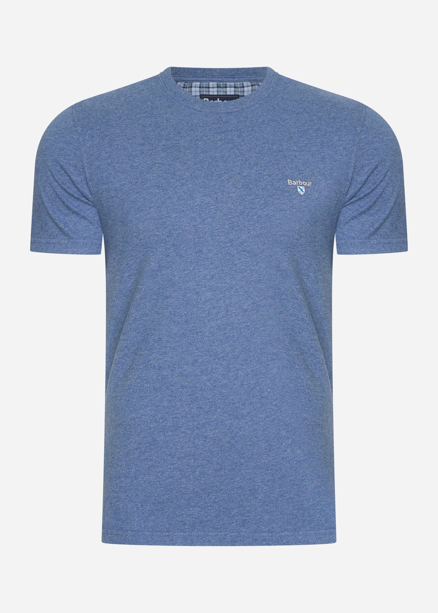 Barbour T-shirts  Tartan sports tee - chambray 