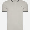 Fred Perry Polo's  Twin tipped Fred Perry shirt - limestone black 
