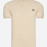 Fred Perry Polo's  Plain fred perry shirt - oatmeal black 