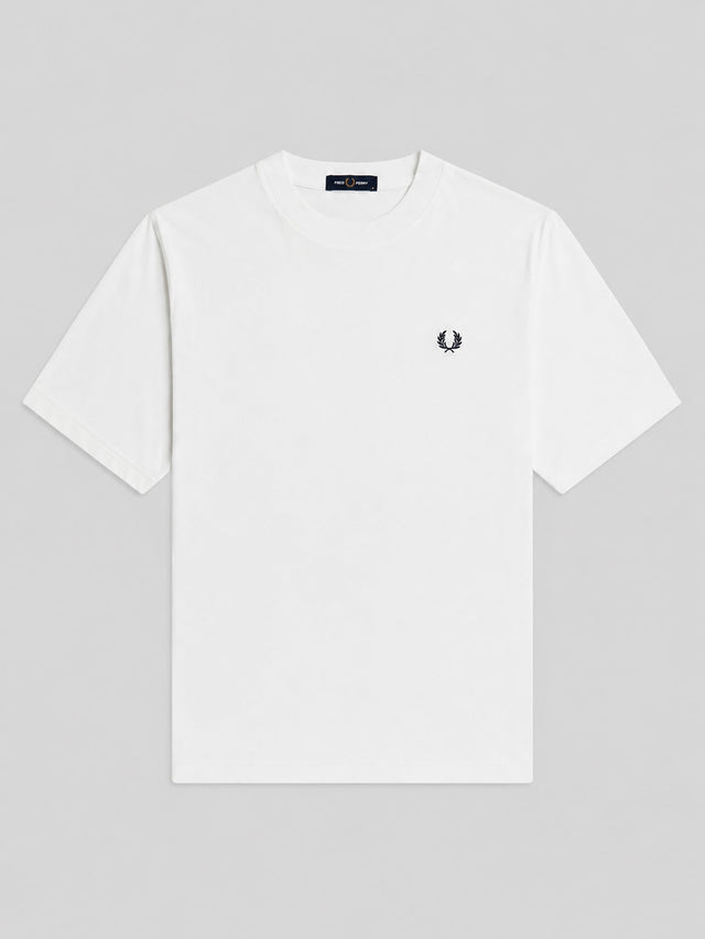 Fred Perry T-shirts Loose fit Back print laurel wreath t-shirt - snow white