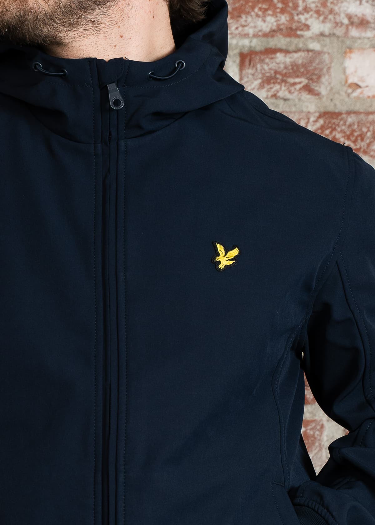 Lyle & Scott Jassen Mesh back softshell jacket - dark navy