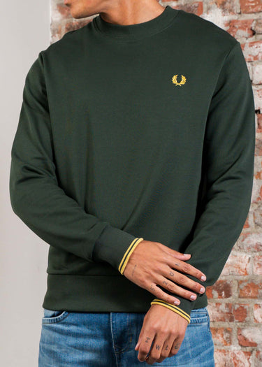 Fred Perry Truien Crew neck sweat-shirt - court green