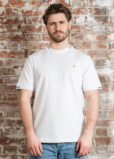 Farah T-shirts Northleigh tee - white