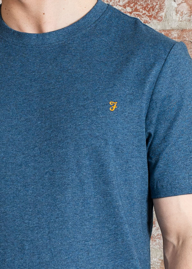 Farah T-shirts Danny reg ss tee - cold metal marl