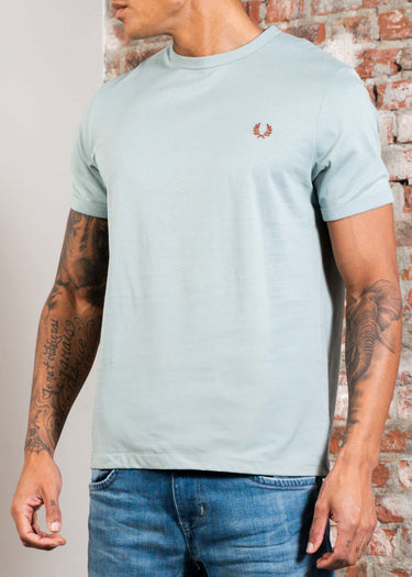 Fred Perry T-shirts Ringer t-shirt - silver blue