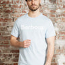 Barbour T-shirts Barbour logo t-shirt - ocean sky