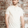 Barbour Polo's Barbour tartan pique polo shirt - antique white