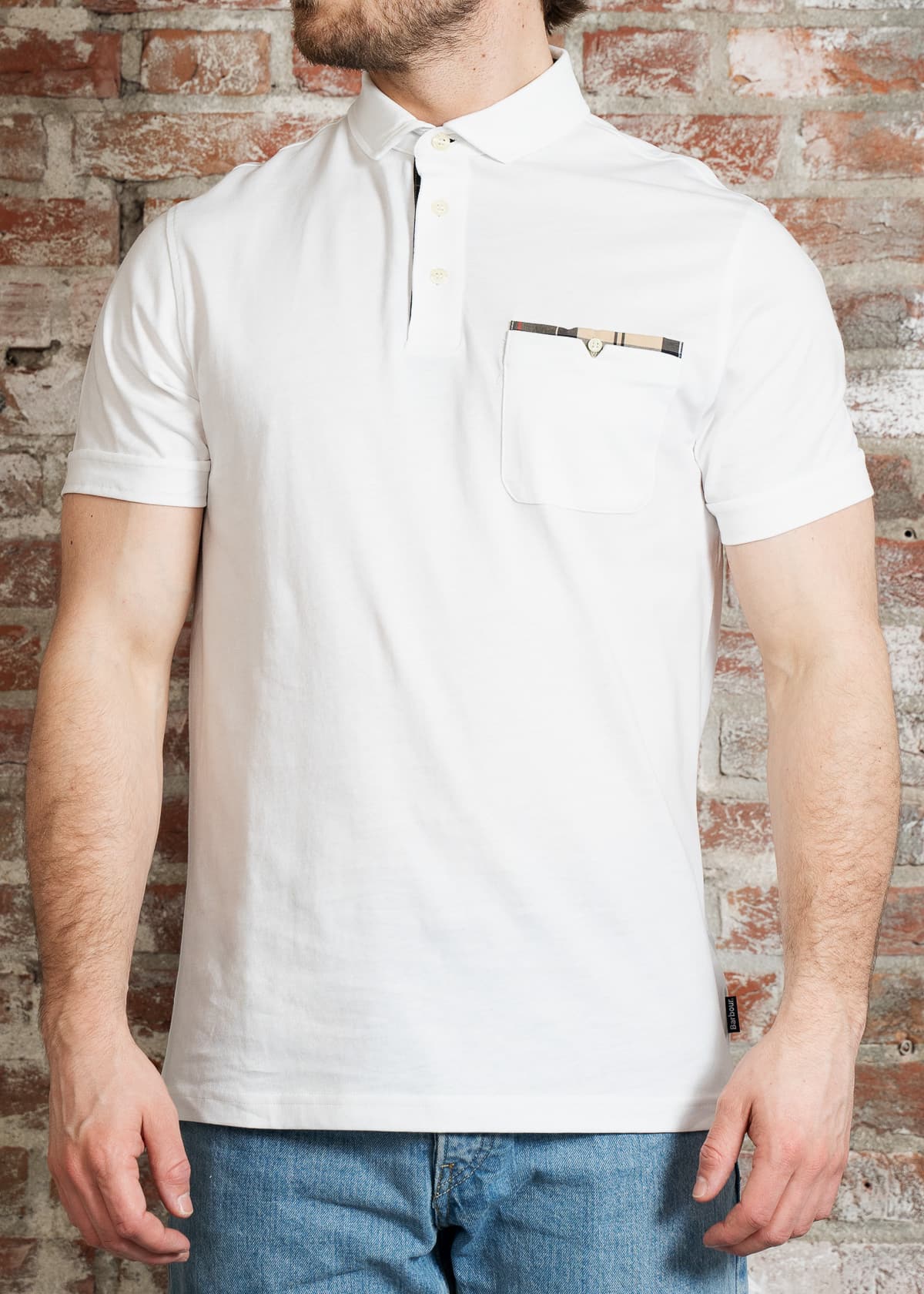 Barbour Polo's Corpatch polo - white