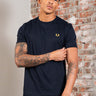 Fred Perry T-shirts Ringer t-shirt - navy honeycomb