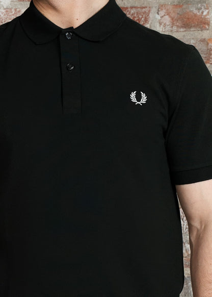 Fred Perry Polo's Plain fred perry shirt - night green snow white