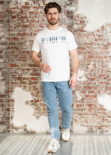 Barbour T-shirts Barbour thurford t-shirt - white