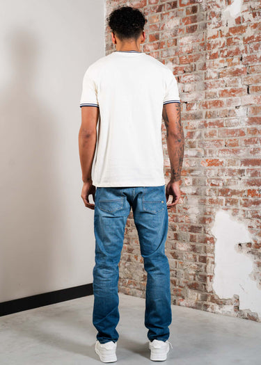 Fred Perry T-shirts Twin tipped t-shirt - ecru tennis blue