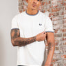 Fred Perry T-shirts Twin tipped t-shirt - ecru tennis blue