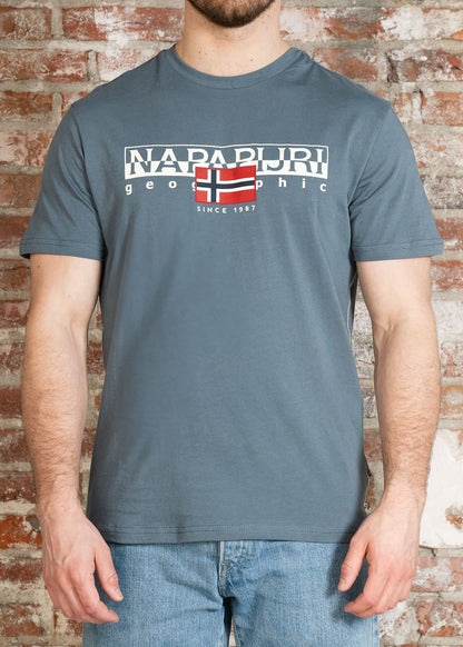 Napapijri T-shirts S aylmer - stormy weat