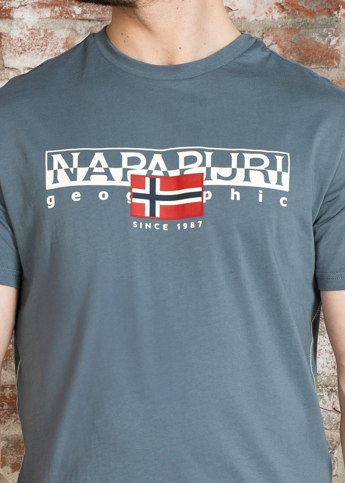 Napapijri T-shirts S aylmer - stormy weat