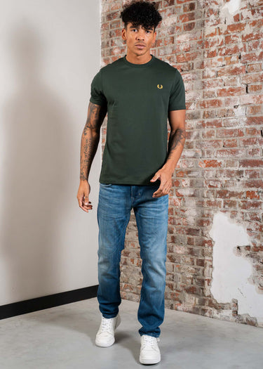Fred Perry T-shirts Ringer t-shirt - court green