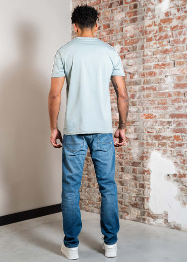 Fred Perry T-shirts Taped ringer t-shirt - silver blue