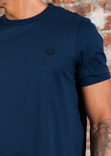 Fred Perry T-shirts Ringer t-shirt - tennis blue