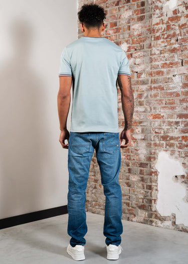 Fred Perry T-shirts Twin tipped t-shirt - Silver Blue Tennis Blue Cinnamon